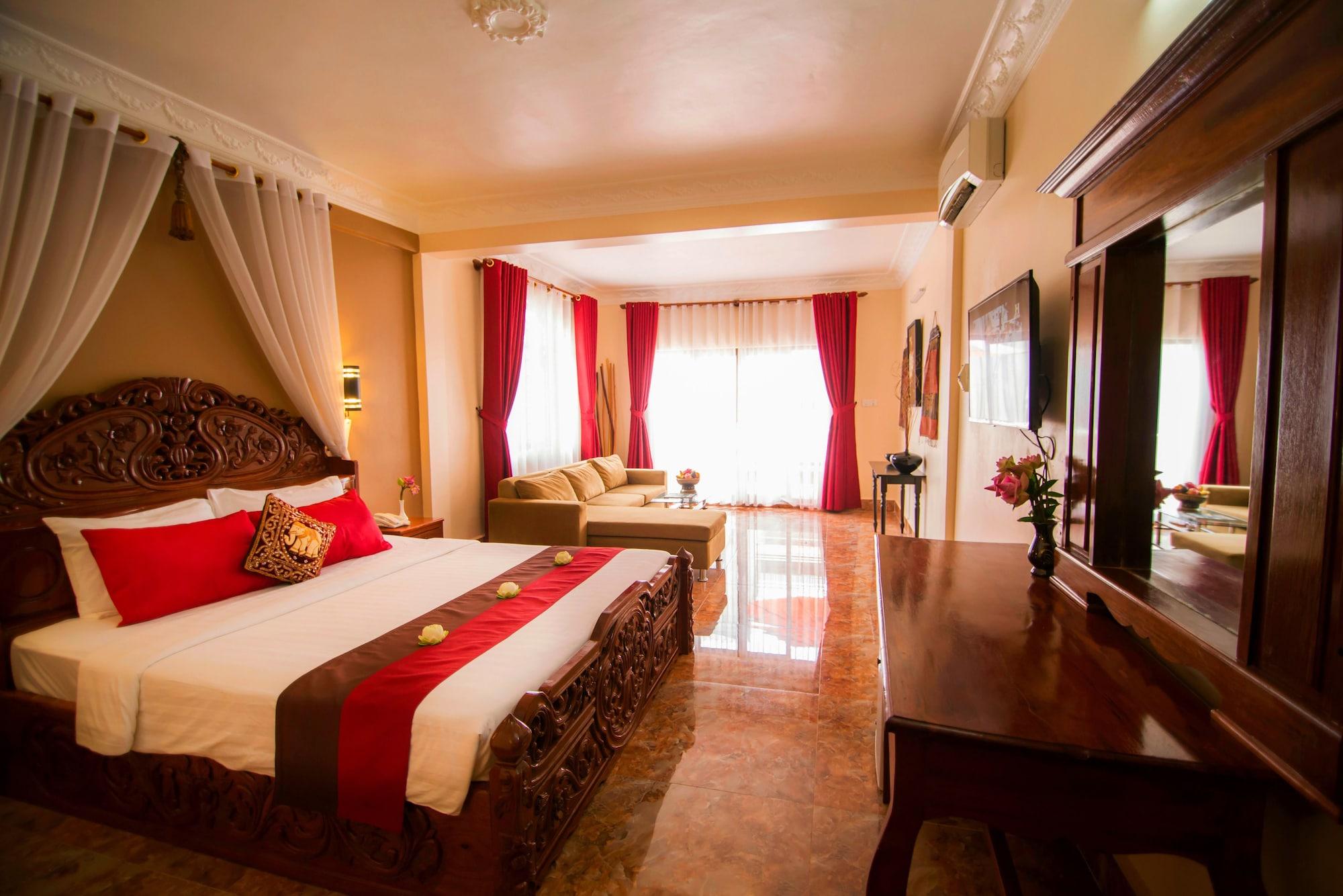 Reaksmey Chanreas Hotel Sziemreap Kültér fotó