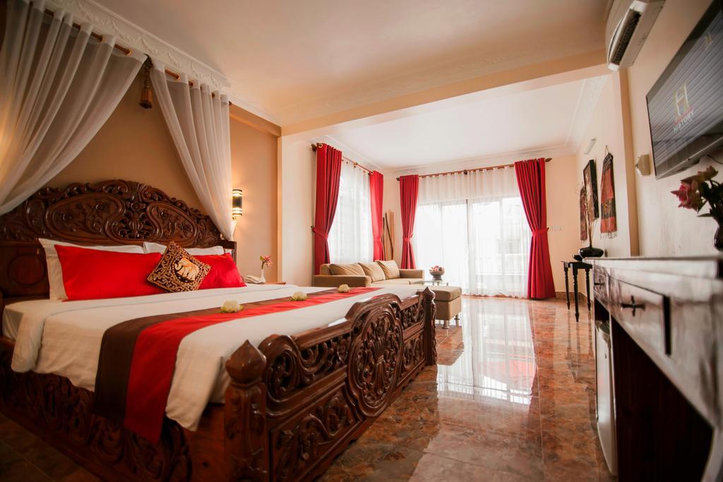 Reaksmey Chanreas Hotel Sziemreap Kültér fotó
